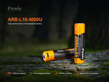 Fenix 4000mAh USB Rechargeable 18650 Battery