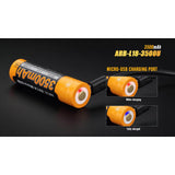 Fenix ARB-L18-3500U USB Rechargeable 3500mAh 18650 Battery