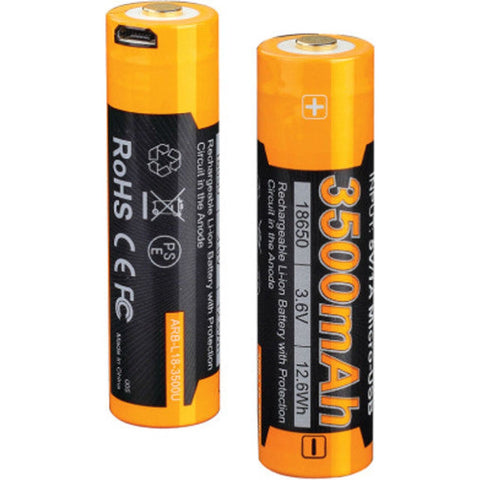 Fenix ARBL18 High-Capacity 18650 Battery - 3500mAh – Fenix Store