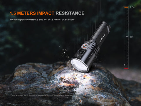 fenix flashlight 10000 lumen LR36R 10,000 LED and LEP Rechargeable and steel glass Flashlights at 10,000 Lumens and