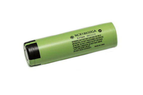 Sanyo 18650 NCR18650GA 3450mAh High Discharge Flat Top (x2)