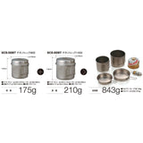 Snow Peak Titanium Trek 900 Cookset - Elevated Climbing