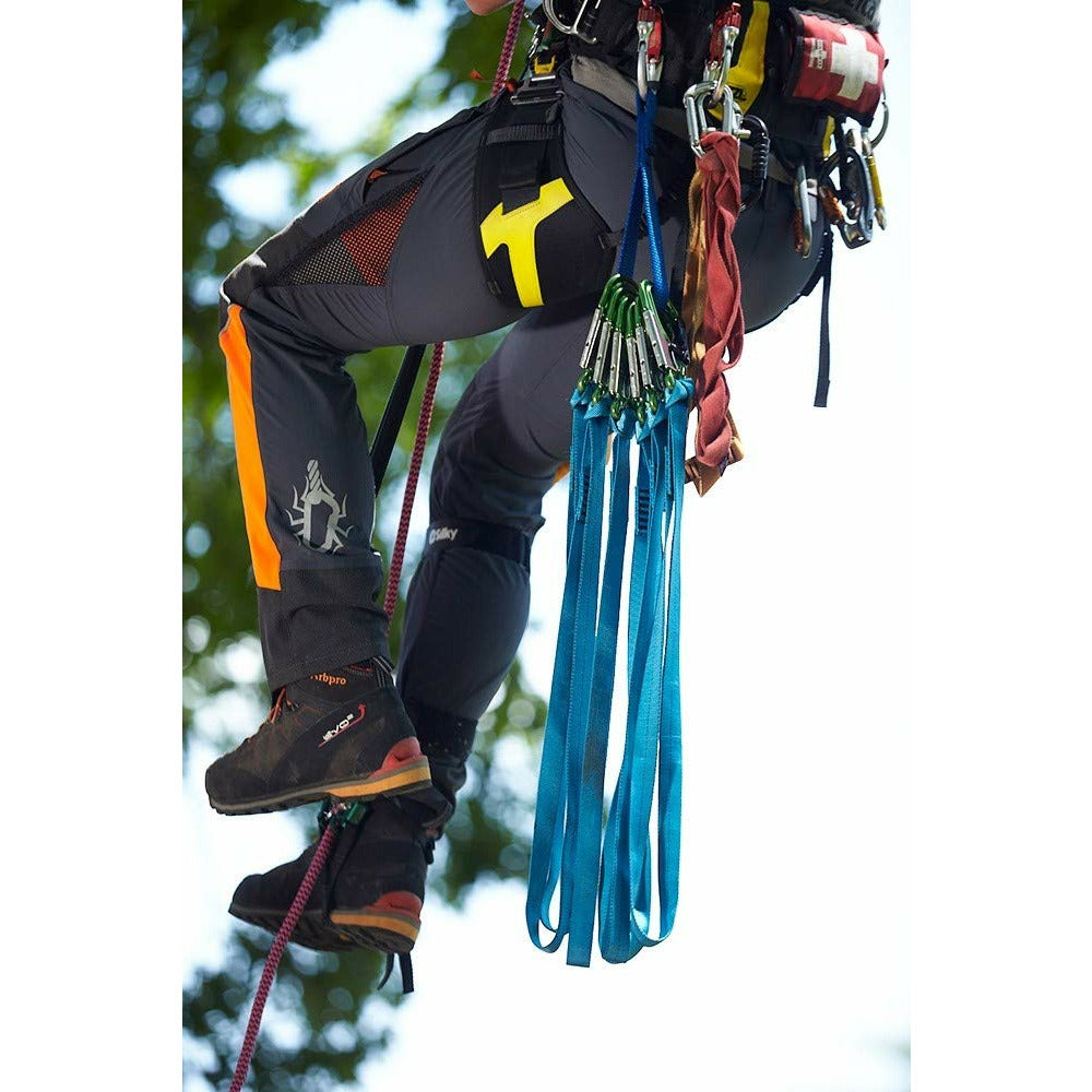 Notch Speedline Zipline Rigging Kit – 12-Pack Web Lanyards With Aluminum Snaps