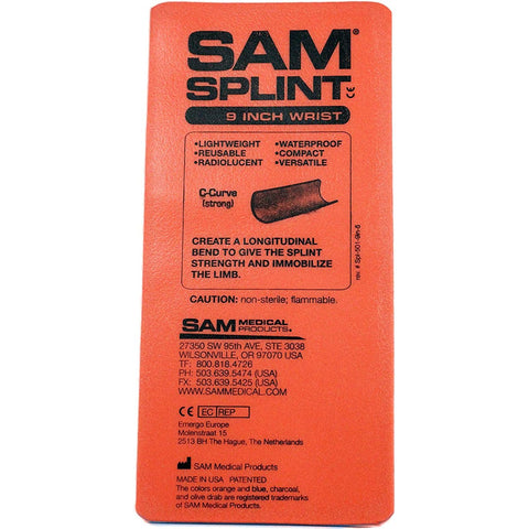 SAM Splint (9" Wrist)