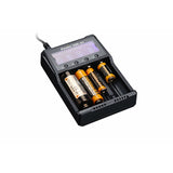 fenix flashlight are-a4 four-channel smart charger Fenix ARE-A4 Four Bay Multifunctional Smart Charger