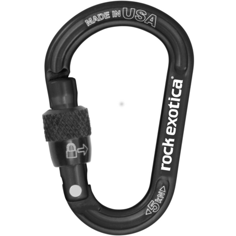 Rock Exotica RockX Screwgate Carabiner - Elevated Climbing